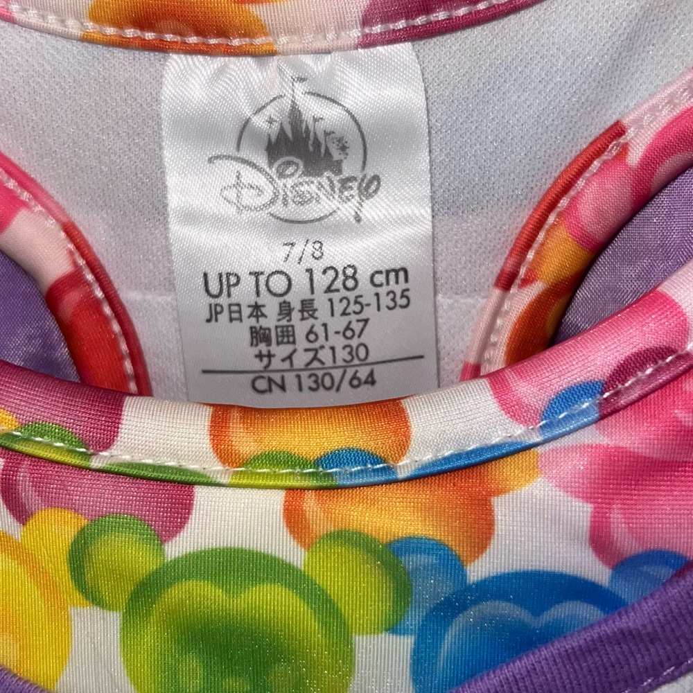 DISNEY Multicolor MICKEY MOUSE Bear Print 3 Piece Outfit 7/8